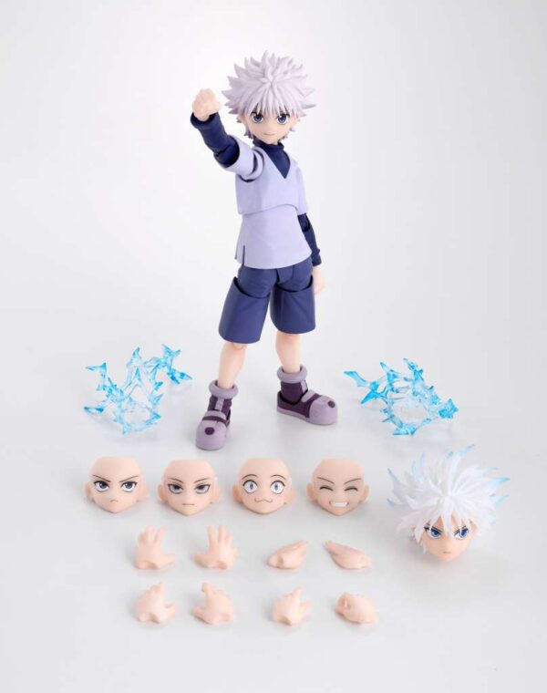 PREORDINE - Hunter X Hunter S.H. Figuarts Killua Action Figure Bandai - immagine 3