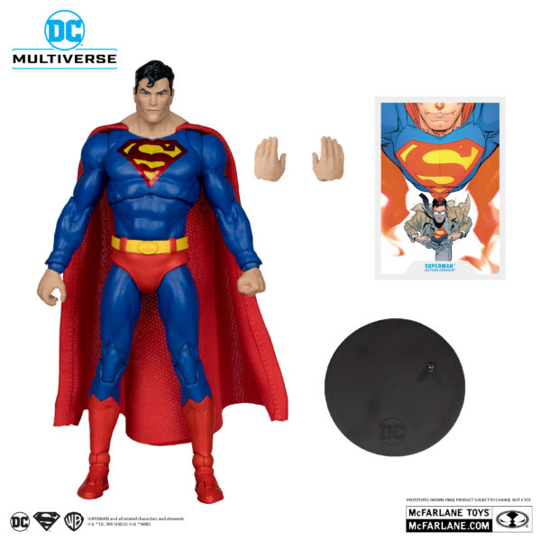 Dc Multiverse McFarlane Toys Classic Superman Action Comics Gold Label Action Figure - immagine 3