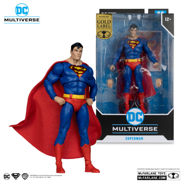 Dc Multiverse McFarlane Toys Classic Superman Action Comics Gold Label Action Figure