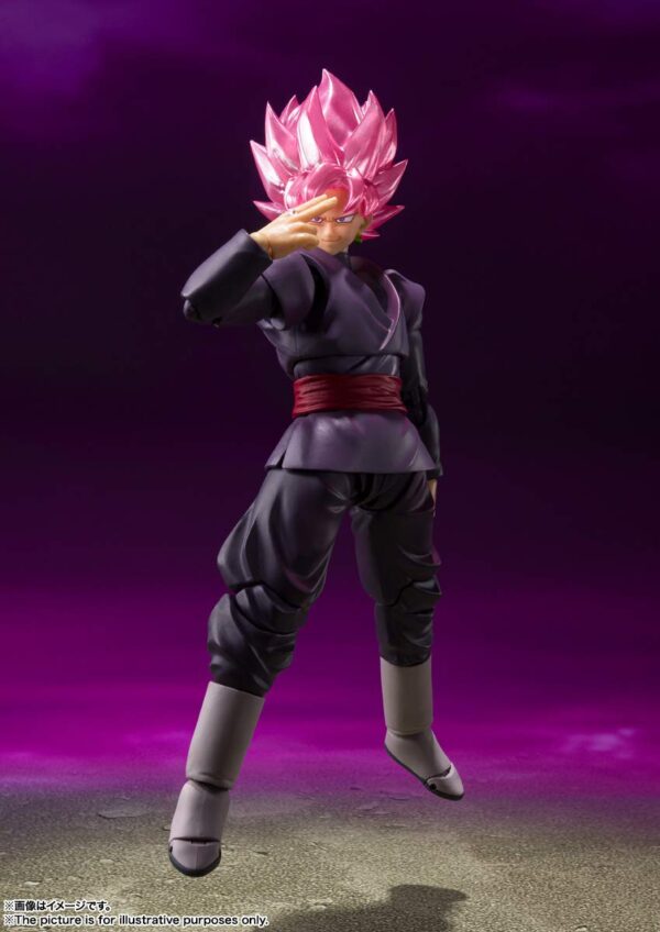 Dragon Ball S.H. Figuarts Super Saiyan Rose Goku Black Action Figure Bandai - immagine 2