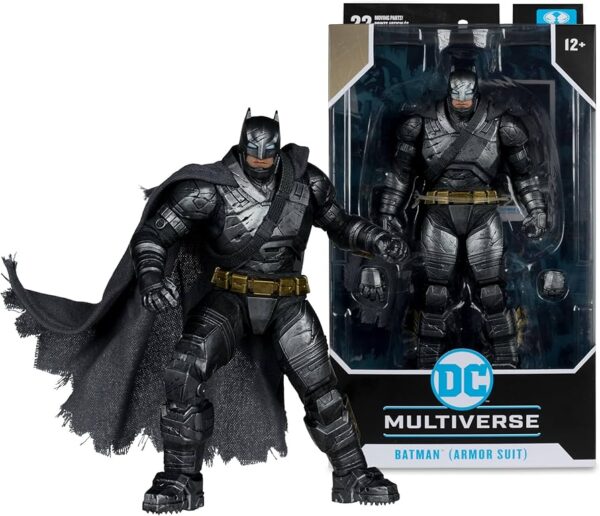 DC Multiverse Mcfarlane Toys Batman V Superman Armor Suit Movie Ben Affleck Action Figure