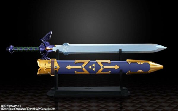 The Legend Of Zelda Link Master Sword Replica Proplica Scala 1:1 Bandai Exclusive Grandezza Naturale - immagine 6