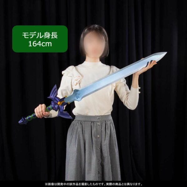 The Legend Of Zelda Link Master Sword Replica Proplica Scala 1:1 Bandai Exclusive Grandezza Naturale - immagine 2