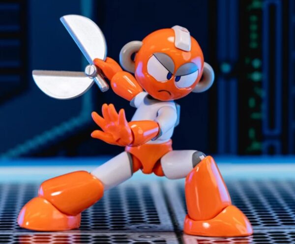 Jada Toys Mega Man Rockman Megaman Hyper Bomb Green Version + Cutman + Elec Man Action Figure Set 12 cm - immagine 3