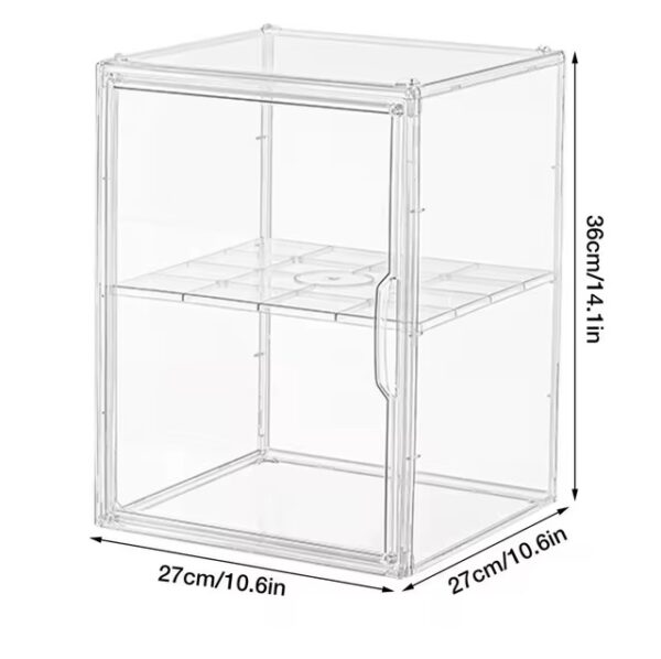 Vetrina Espositore Componibile In Plexiglass Vetrine Per Action Figure Versione CON RIPIANO Dimensioni 33x26x26