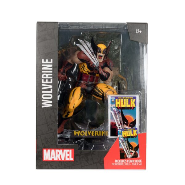 Marvel Mcfarlane Toys X-men Issue #340 Wolverine Vs The Incredible Hulk Exclusive Edition 1/6 Statue Statua Figure 22cm - immagine 2