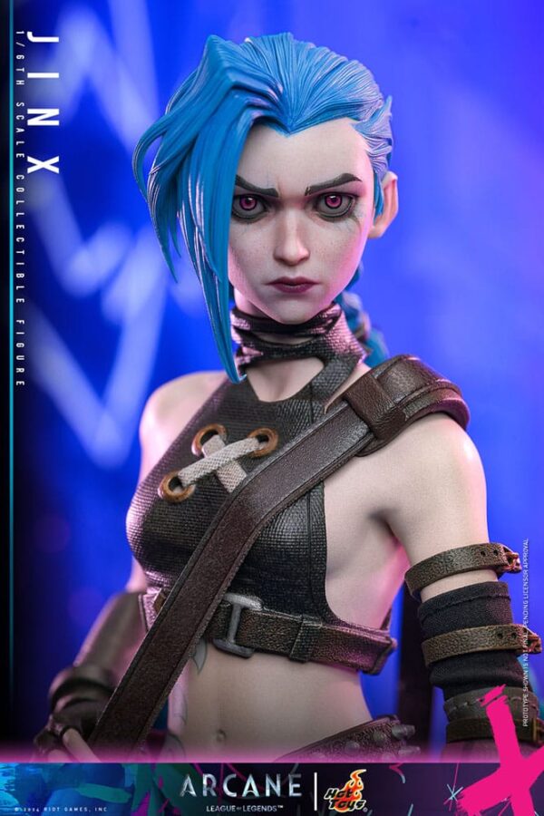 PREORDINE - Arcane Hot Toys League Of Legends Jinx Deluxe Edition Action Figure - immagine 13