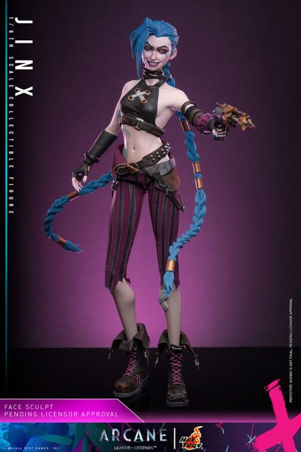 PREORDINE - Arcane Hot Toys League Of Legends Jinx Deluxe Edition Action Figure - immagine 10