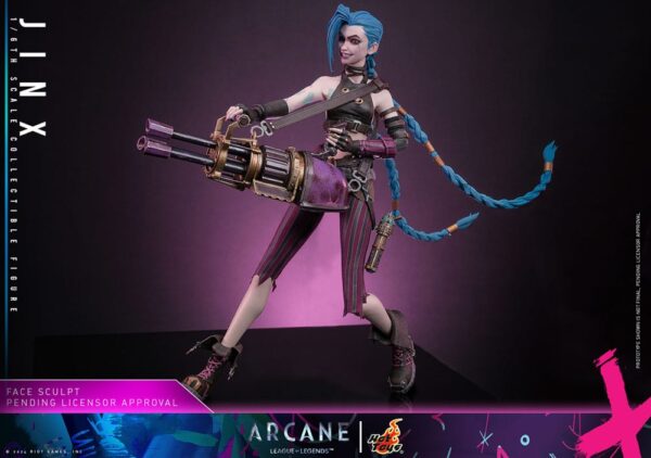 PREORDINE - Arcane Hot Toys League Of Legends Jinx Deluxe Edition Action Figure - immagine 9