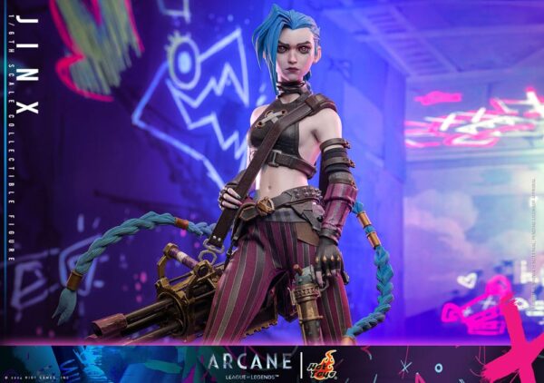 PREORDINE - Arcane Hot Toys League Of Legends Jinx Deluxe Edition Action Figure - immagine 6