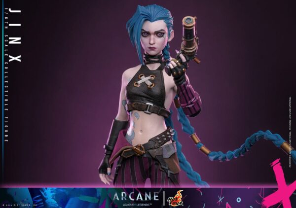 PREORDINE - Arcane Hot Toys League Of Legends Jinx Deluxe Edition Action Figure - immagine 5