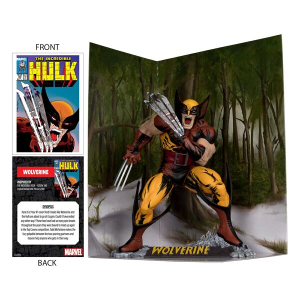 Marvel Mcfarlane Toys X-men Issue #340 Wolverine Vs The Incredible Hulk Exclusive Edition 1/6 Statue Statua Figure 22cm