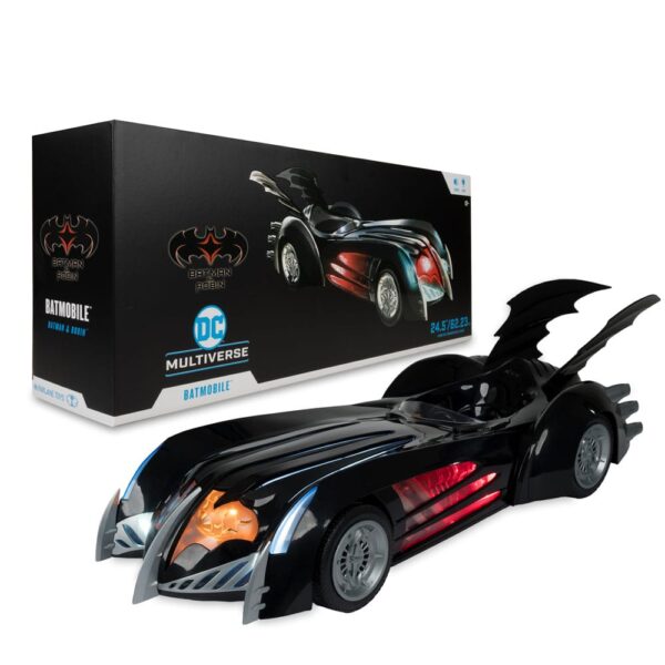 PREORDINE - DC Multiverse Mcfarlane Toys Batman & Robin Batmobile Action Figure - immagine 2