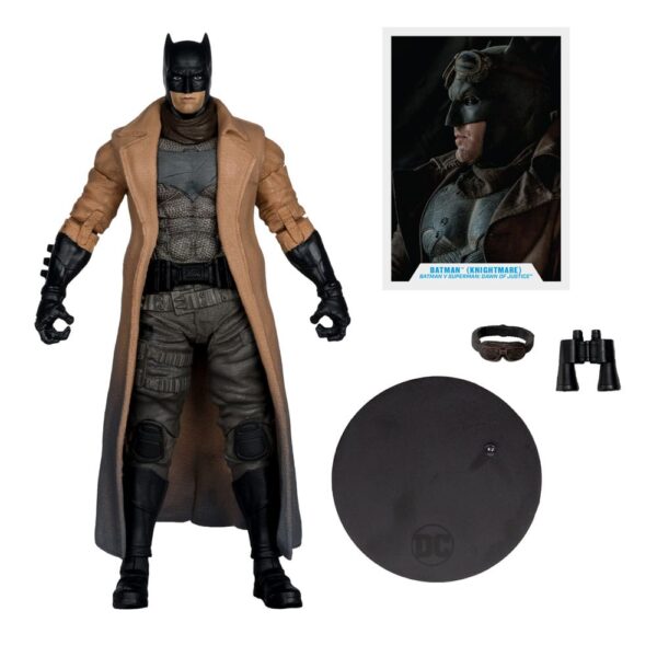 DC Multiverse Mcfarlane Toys Batman V Superman Knightmare Movie Ben Affleck Action Figure - immagine 2