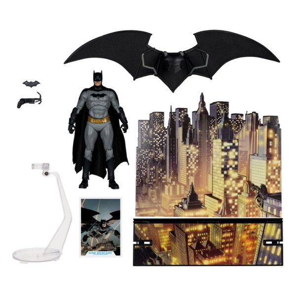 Dc Multiverse McFarlane Toys Batman New 52 + Glider by Capullo Action Figure Deluxe Set - immagine 2