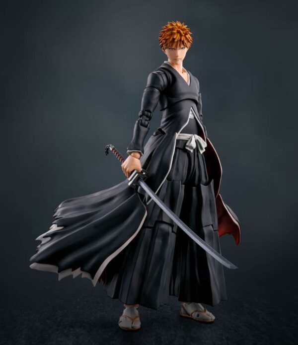 PREORDINE - Bleach S.H. Figuarts Ichigo Kurosaki Tensa Zangetsu Getsugatensho Action Figure Bandai Exclusive - immagine 5