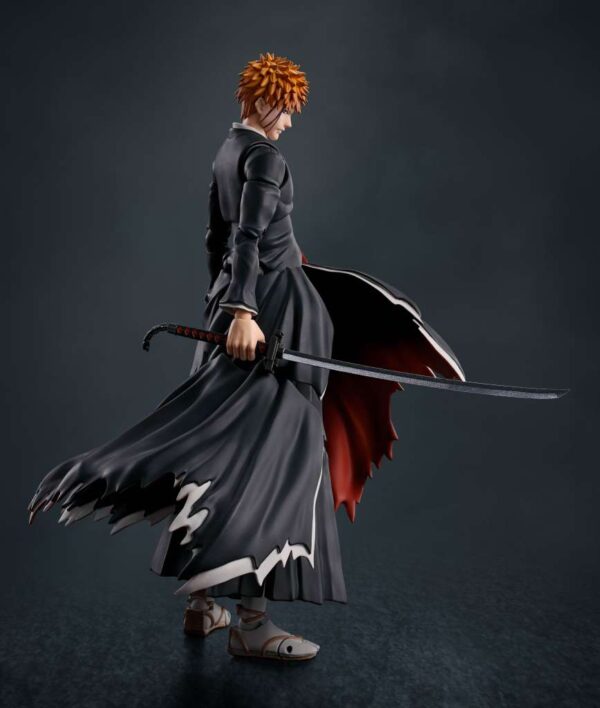 PREORDINE - Bleach S.H. Figuarts Ichigo Kurosaki Tensa Zangetsu Getsugatensho Action Figure Bandai Exclusive - immagine 4