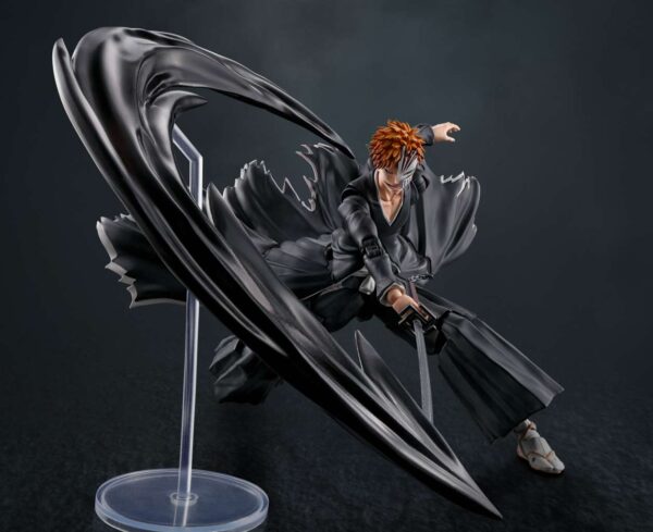 PREORDINE - Bleach S.H. Figuarts Ichigo Kurosaki Tensa Zangetsu Getsugatensho Action Figure Bandai Exclusive - immagine 2