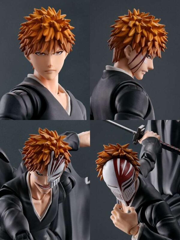 PREORDINE - Bleach S.H. Figuarts Ichigo Kurosaki Tensa Zangetsu Getsugatensho Action Figure Bandai Exclusive - immagine 7