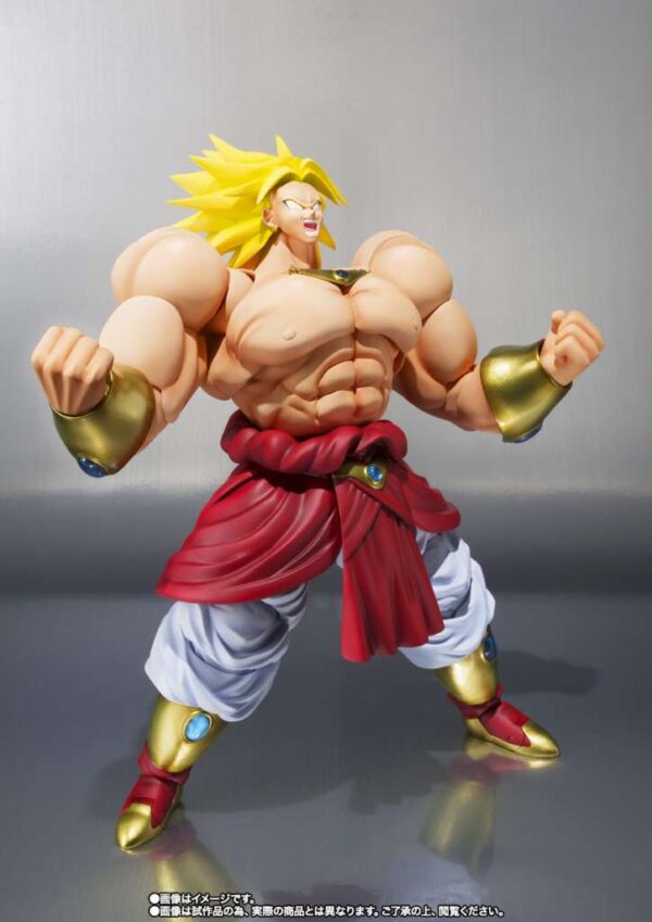 PREORDINE - Dragon Ball Z S.H. Figuarts Super Saiyan Broly 40th Anniversary Reissue Action Figure Bandai - immagine 6