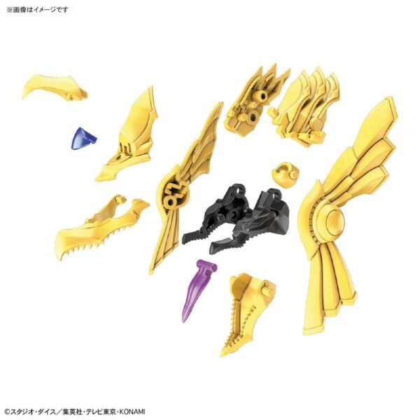 YU GI OH! Figure Rise Egyptian God The Winged Dragon Of Ra Model Kit Bandai - immagine 7