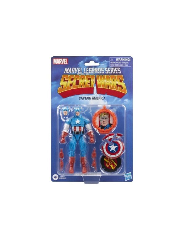 Marvel Legends Secret Wars Captain America Hasbro Action Figure 16cm - immagine 2