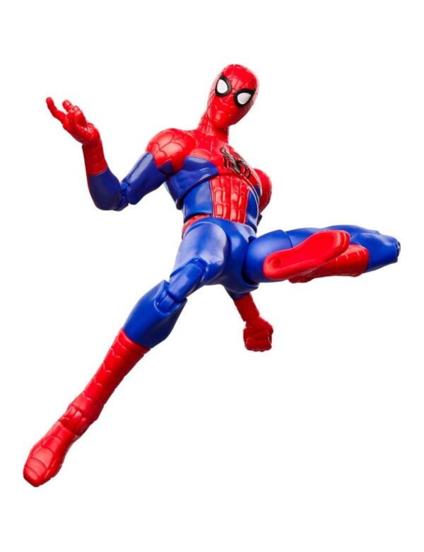 Marvel Legends Spider-man Across The Spiderverse Peter Parker Hasbro Movie Action Figure 16cm - immagine 4