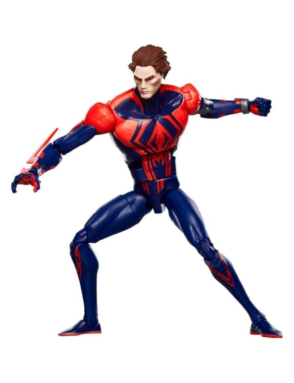 Marvel Legends Spider-man Across The Spiderverse Miguel O'Hara Spider-man 2099 Hasbro Movie Action Figure 16cm - immagine 5