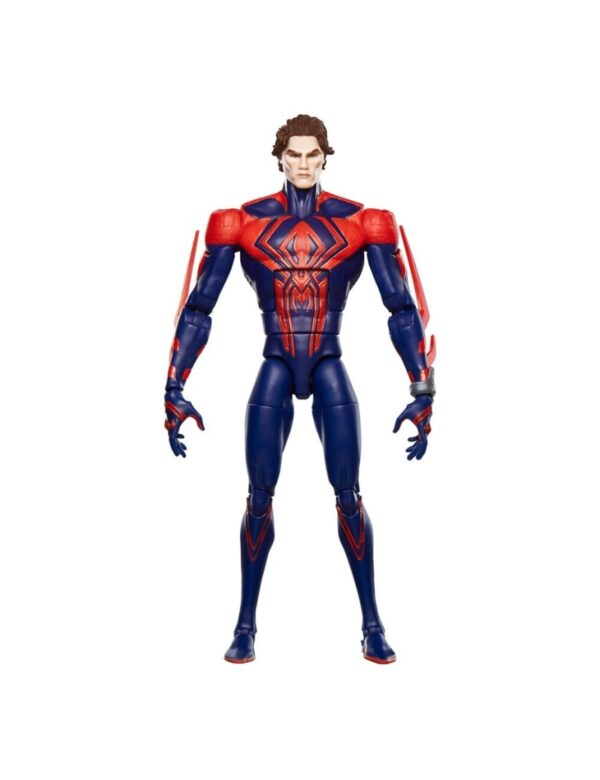 Marvel Legends Spider-man Across The Spiderverse Miguel O'Hara Spider-man 2099 Hasbro Movie Action Figure 16cm - immagine 7