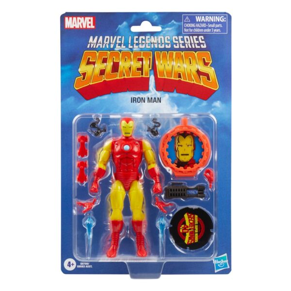 Marvel Legends Secret Wars Iron Man Hasbro Action Figure 16cm - immagine 2