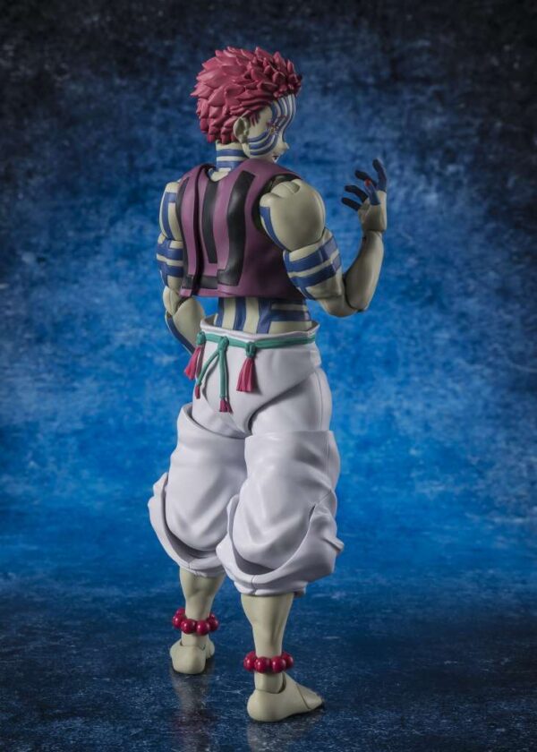 PREORDINE - Demon Slayer S.H. Figuarts Akaza Action Figure Bandai - immagine 3