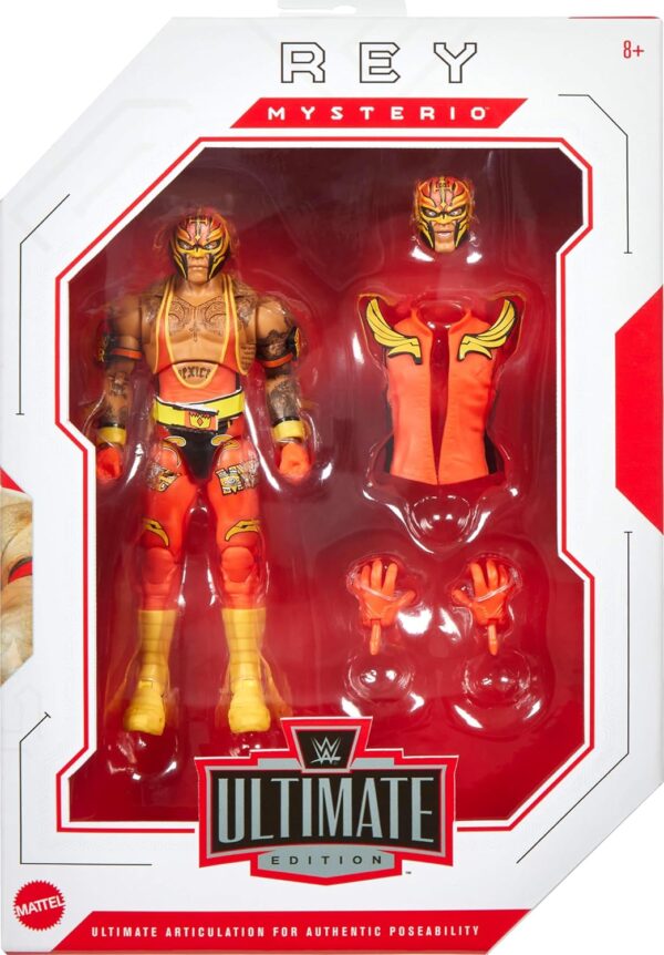 Mattel WWE Elite Collection Rey Mysterio Exclusive Limited Ultimate Edition Wrestlemania Action Figure - immagine 4