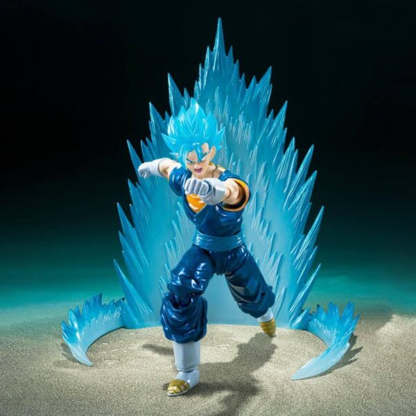 PREORDINE - Dragon Ball Super S.H. Figuarts Super Saiyan Blue Vegetto Event Exclusive Action Figure Bandai - immagine 4