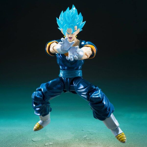 PREORDINE - Dragon Ball Super S.H. Figuarts Super Saiyan Blue Vegetto Event Exclusive Action Figure Bandai - immagine 5