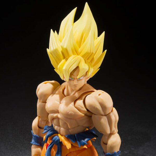 PREORDINE - Dragon Ball Z S.H. Figuarts Legendary Super Saiyan Son Goku Best Selection Action Figure Bandai - immagine 4