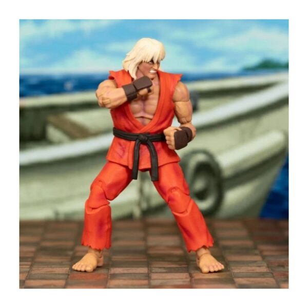 Ultra Street Fighter II: The Final Challengers Violent Ken Evil SDCC Exclusive Jada Toys Action Figure 15 cm