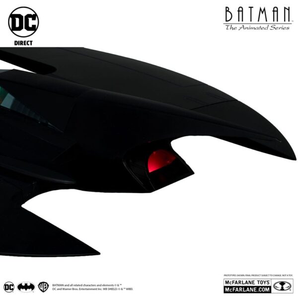 PREORDINE - DC Multiverse Mcfarlane Toys Vehicle Batwing Bataereo Batplane Batman The Animated Series Gold Label Action Figure 1 Metro - immagine 6