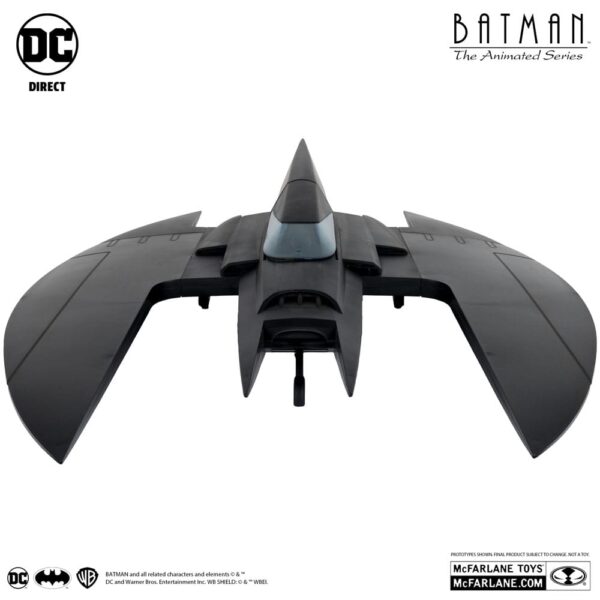 PREORDINE - DC Multiverse Mcfarlane Toys Vehicle Batwing Bataereo Batplane Batman The Animated Series Gold Label Action Figure 1 Metro - immagine 7