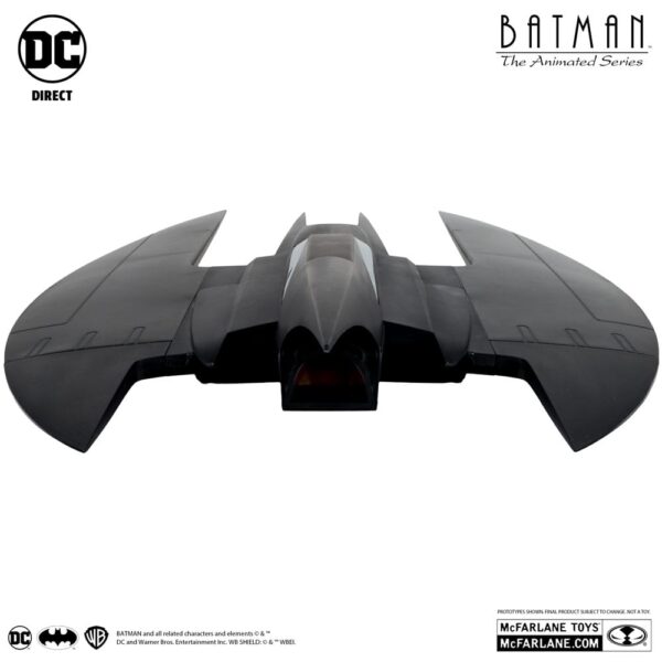 PREORDINE - DC Multiverse Mcfarlane Toys Vehicle Batwing Bataereo Batplane Batman The Animated Series Gold Label Action Figure 1 Metro - immagine 8