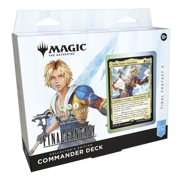 PREORDINE - Magic The Gathering X Final Fantasy Commander Decks Collector's Edition Display Bundle (4 Mazzi da 100 carte Surge Foil ciascuno) INGLESE - immagine 3