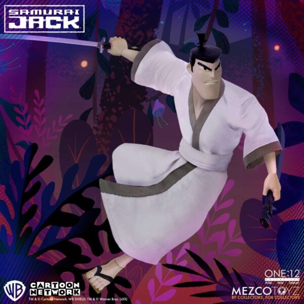 PREORDINE - Mezco One:12 Collective Samurai Jack Cartoon Network Deluxe Action Figure - immagine 8