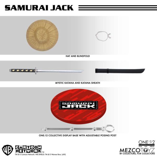 PREORDINE - Mezco One:12 Collective Samurai Jack Cartoon Network Deluxe Action Figure - immagine 3