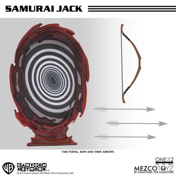 PREORDINE - Mezco One:12 Collective Samurai Jack Cartoon Network Deluxe Action Figure - immagine 4