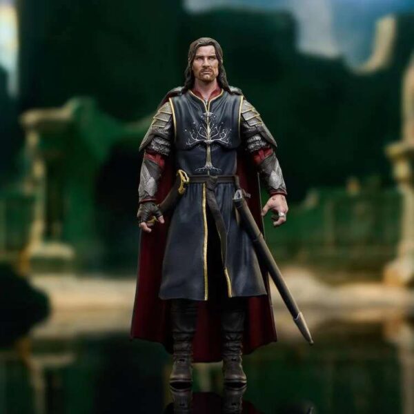 PREORDINE - Diamond Select Lord Of The Rings Aragorn King Deluxe Action Figure