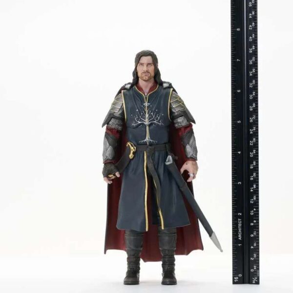 PREORDINE - Diamond Select Lord Of The Rings Aragorn King Deluxe Action Figure - immagine 4