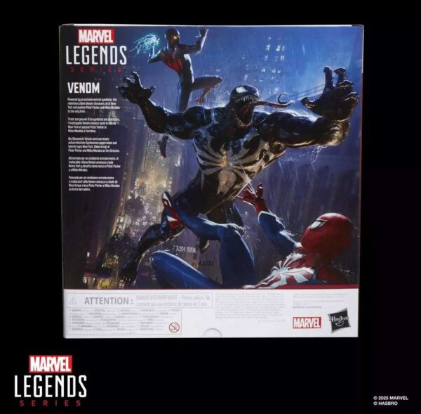 PREORDINE - Marvel Legends Gamerverse Spider-man 2 Venom Symbiote Hasbro Deluxe Action Figure - immagine 5