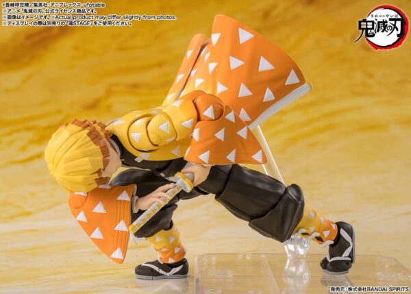 PREORDINE - Demon Slayer S.H. Figuarts Zenitsu Agatsuma Action Figure Bandai - immagine 2