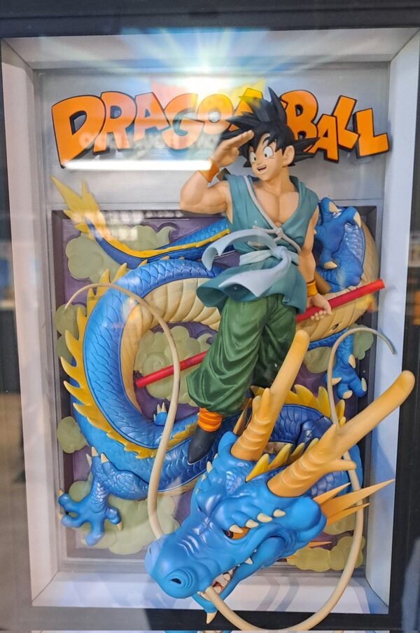 PREORDINE - Tamashii Art Dragon Ball Son Goku & Dragon Statua Figure Quadretto Bandai 3D Wall Art 30cm - immagine 11