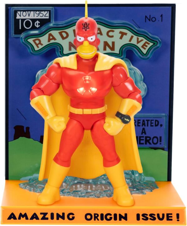 The Simpsons Radioactive Man L' Uomo Radioattivo Jakks Pacific Premium Action Figure 14cm Con Luci - immagine 2