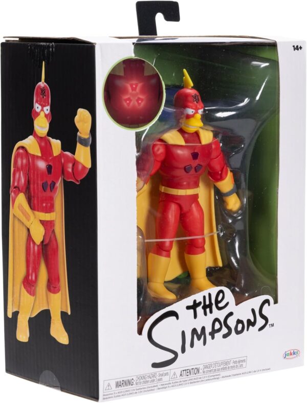 The Simpsons Radioactive Man L' Uomo Radioattivo Jakks Pacific Premium Action Figure 14cm Con Luci - immagine 9